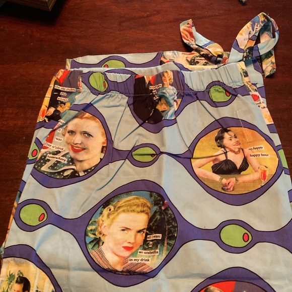 Large Cat’s Pajamas shirt & pant set for men. Bartender pattern. - Picture 5 of 7